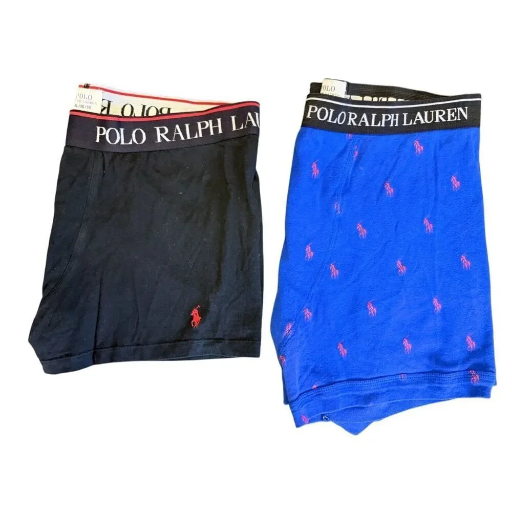 Polo Ralph Lauren Classic Fit Boxer Briefs XL Set of 2 Comfort Soft